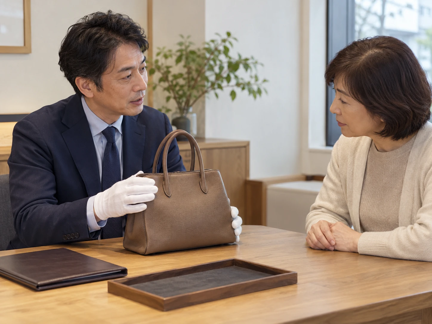 お客様への査定のご説明のイメージ